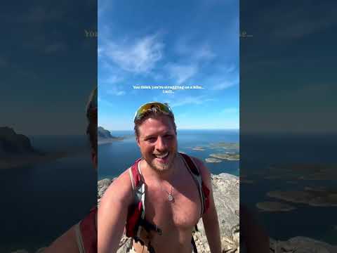 Norwegians are build different! #hiking #friluftsliv #norway