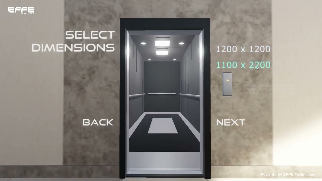 Online Elevator Design Customization Application | Virtual Reality | VR Company | EFFE TECHNOLOGY