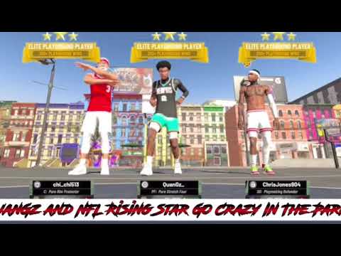 QuanGz CARRIES NFL Rising Star in the Park! Last Best Jumpshot! NBA2K19!