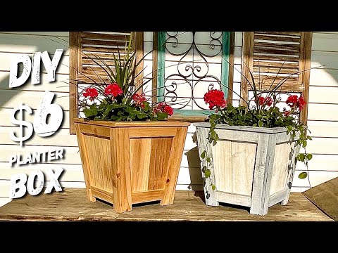 How To Build A Planter Box / DIY Raised Planter