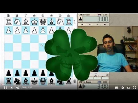 GOOD GAME, BAD LUCK | Blitz Chess #32: Tal vs. IM Aleksei Kireev (Modern Defence)- ICC 3-minute pool