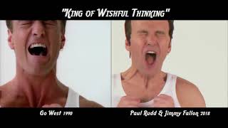 King of Wishful Thinking - Go West versus Paul Rudd & Jimmy Fallon Comparison