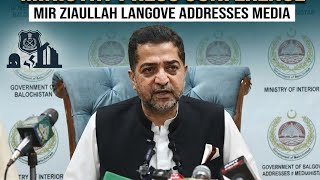 Home Ministry press conference on the Mastung attack