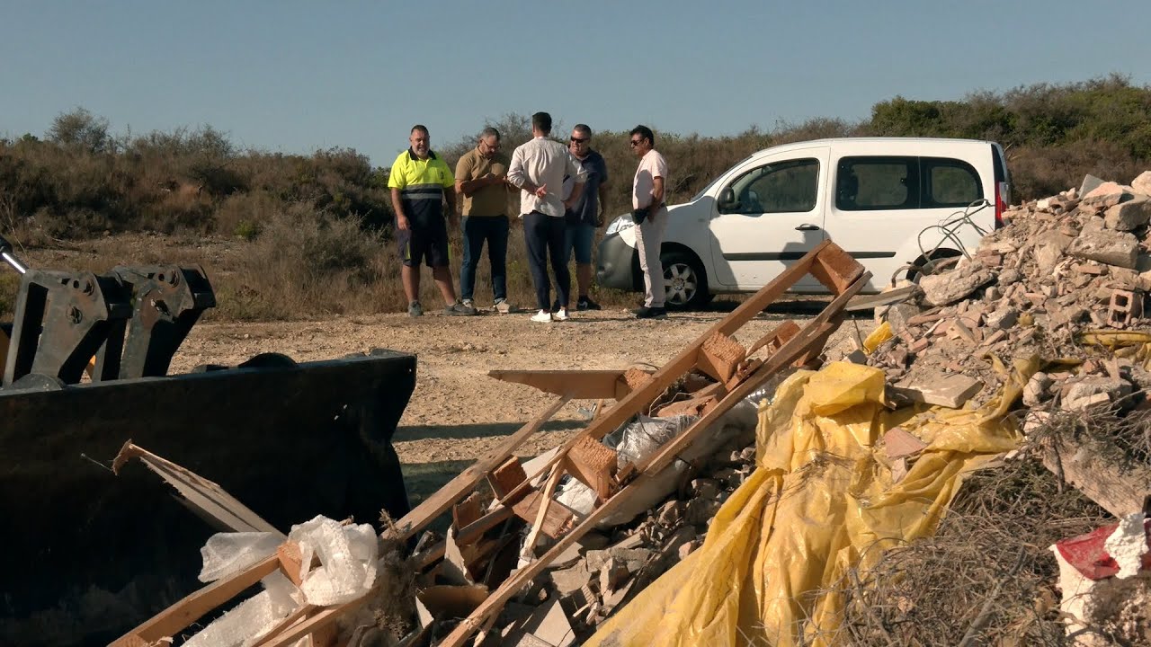 Campaña de vigilancia, detección y sanciones por vertidos de escombros