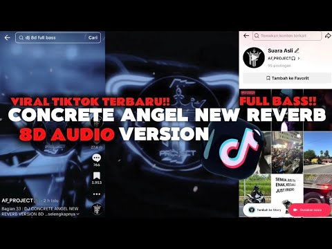 DJ CONCRETE ANGEL NEW REVERB VERSION 8D AUDIO FULL BASS TREND TIKTOK 2025