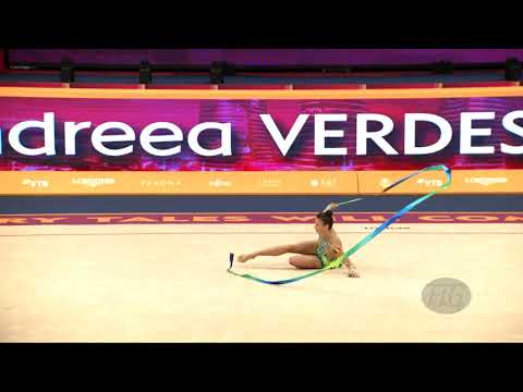 VERDES Andreea (ROU) - 2019 Rhythmic Worlds, Baku (AZE) - Qualifications Ribbon