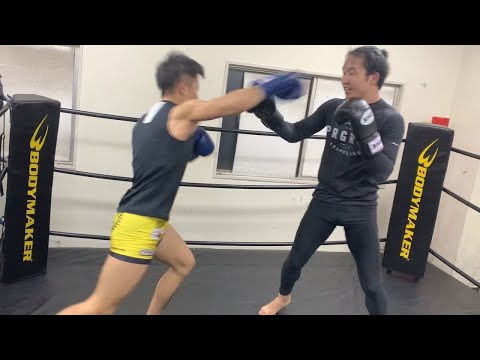 青汁王子との朝倉未来1年チャレンジ最終選考でスパーリング祭り