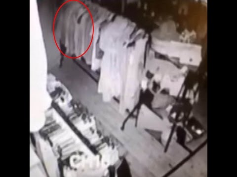 Creepy As F*ck CCTV Footage Shows Ghost Wandering Around Vintage Store