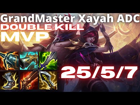 XAYAH vs JHIN / ADC / GrandMaster Ranked NA