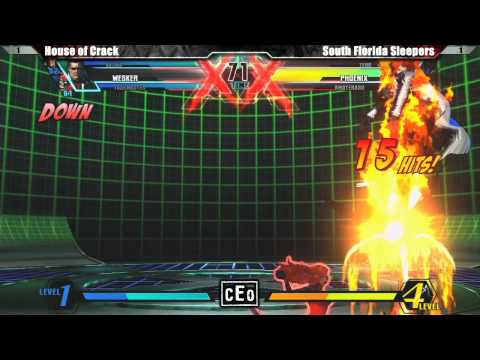 UMVC3 3 v 3 House of Crack vs South Florida Sleepers - CEO 2012 Tournament