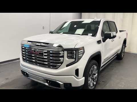 2023 GMC Sierra 1500 Crew Cab Short Box 4-Wheel Drive Denali in White for sale at Davis GMC Buick Lethbridge in Lethbridge, AB