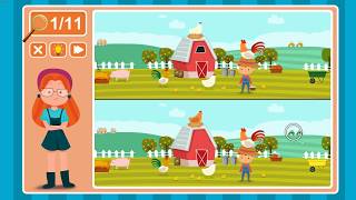 Viki Spotter: The Farm, Level 15 Walkthrough, 1080p/60FPS.