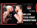 UFC 274 Fight Predictions ? | ESPN MMA