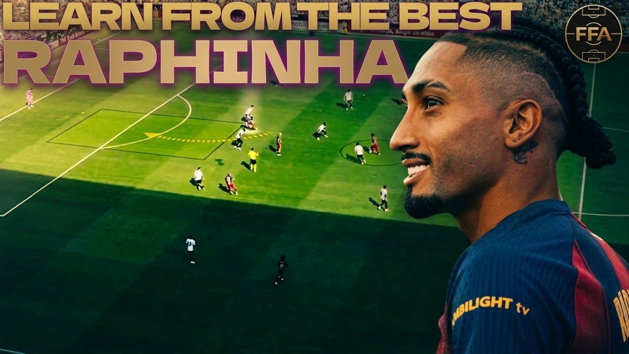 Raphinha | How to Become a More Effective Striker | Tactical Analysis and Skills