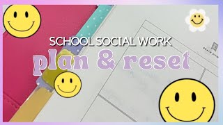 Life Catch Up & March Planning | Plan With Me (social work edition)