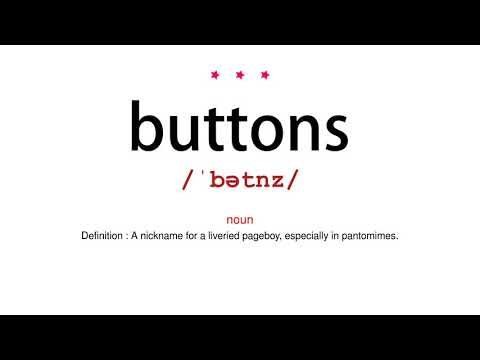 How to pronounce buttons - Vocab Today