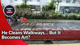 Singapore Artist Turns Dirty Walkways Into Interactive Art Without Paint