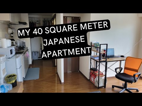 My Japanese Apartment Tour - Ibaraki Prefecture - $500USD - 40 Square Meters with Huge Balcony!!