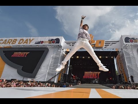 Journey "Don't Stop Believin" LIVE CONCERT HD at INDY 500 Carb Day 2016 , 100th Running