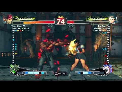 Tiger_King_78 [Evil Ryu] Vs DanBro_Tier [Sakura] SSF4 AE Online Ranked Matches - PSN