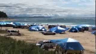 preview picture of video 'Конец сезона, второй пляж в Ливадии 30.08.2013'