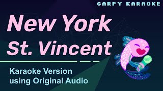 St. Vincent - New York (Karaoke)