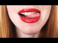 ASMR VERY CLOSE UP WHISPERING W RED LIPS