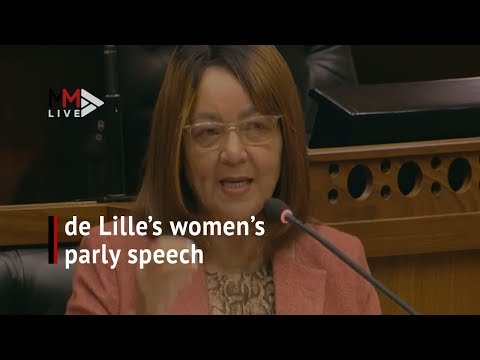 Five powerful messages from Patricia de Lille's women's parliament speech