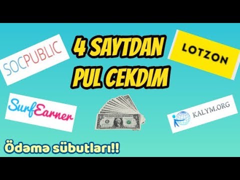 4 SAYTDAN PUL CEKDİM PUL ODEYİRLER!!!