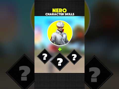 Nero Character Skills Combination | BR And CS Rank
