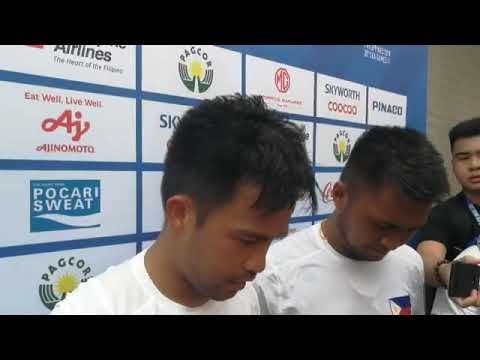 #SEAGames2019: Francis Casey Alcantara and Jeson Patrombon after winning gold in men's doubles