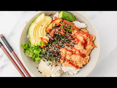 Canned Tuna Sushi Bowl