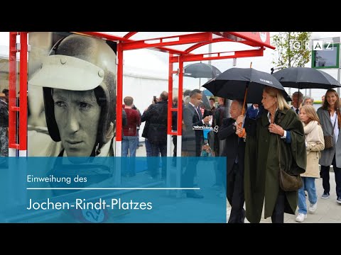Einweihung des Jochen-Rindt-Platzes