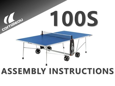 thumbnail video image 2 of Mesa ping pong Cornilleau 100Indoor Cornilleau 100 indoor, 2 of 8