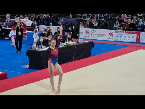 Ana Barbosu - FX - GOLD 🥇 (Romania) - Floor - Top Gym Charleroi 2021