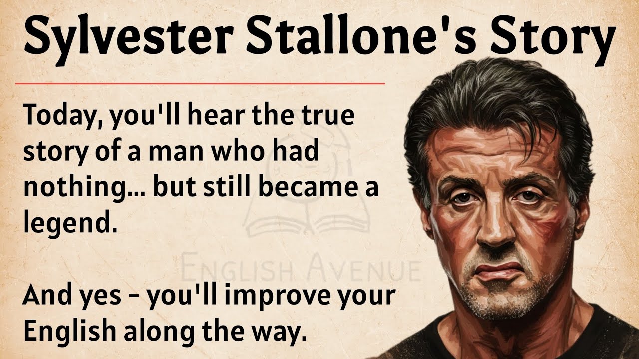 Sylvester Stallone's Story || Learn English Through Story Level 3 🔥 || Graded Reader ✅️ || Biography