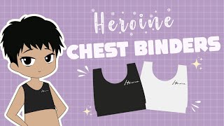 I wore Asia&#39;s best selling chest binders | Heroine Binders