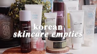 More Korean Skincare Empties! (feat. COSRX, Purito, Etude House, I'm From...) | thatxxRin