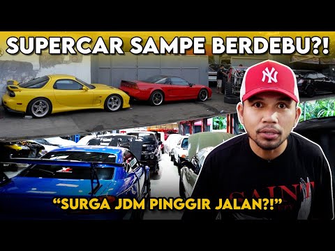 BENGKEL VIRAL, MOBIL JDM MILIAR-AN PARKIR DI PINGGIR JALAN SAMPE BERDEBU ‼️