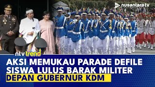 Download lagu [FULL] Aksi Memukau Parade Defile Siswa Lulusan Barak Militer Depan Gubernur Dedi Mulyadi mp3