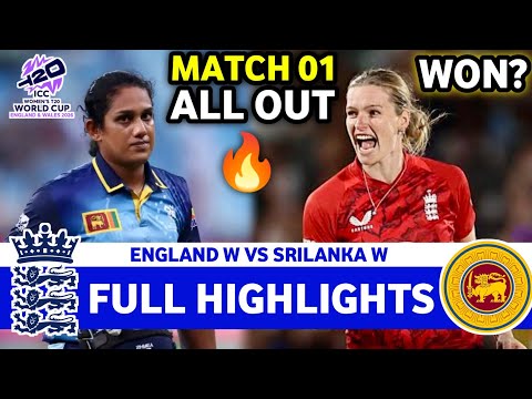 Sri Lanka vs England ICC Women's T20 World Cup Match 1 Full Highlights 2026 | SL W VS ENG W
