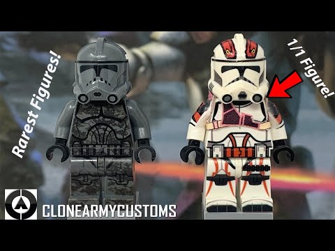 Rarest Clonearmycustoms Figures Worth Hundreds! Lego Star Wars Clone Camo and Sergeant Fury Review