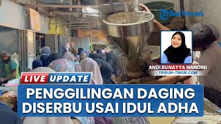 Dibanjiri Pelanggan seusai Idul Adha, Jasa Penggilingan Daging di Pasar Sentral Palopo Diserbu Warga