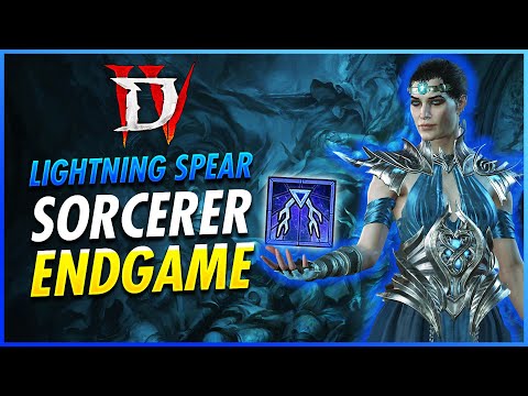 BEST Sorcerer Endgame Build Guide! T4 Bosses MELT Season 8 Diablo 4