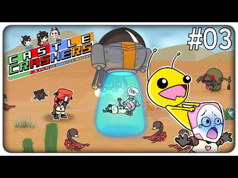 UN EPISODIO PIENO DI DISAGIO, FAILS E RAPlMENTI ALIENI | Castle Crashers (2023) - ep.03