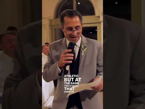 This father's wedding toast for his son will make you laugh and cry. WAIT TILL THE END!!!