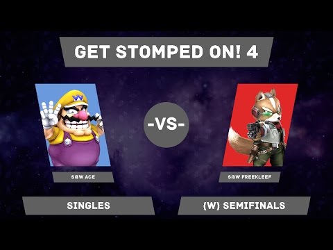 GSO4 PM - S@W | Ace (Wario) vs S@W | Freekleef (Fox) | Singles (W) Semifinals