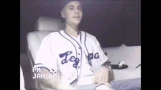 Justin Bieber dancing and singing to &quot;Been You &quot; in the car