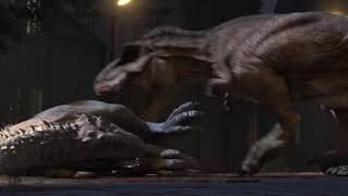How Jurassic world should END (OLD Trex vs Irex)