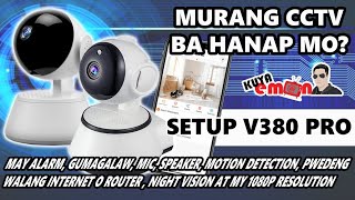 How to Setup V380 Pro Camera CCTV (Tagalog).